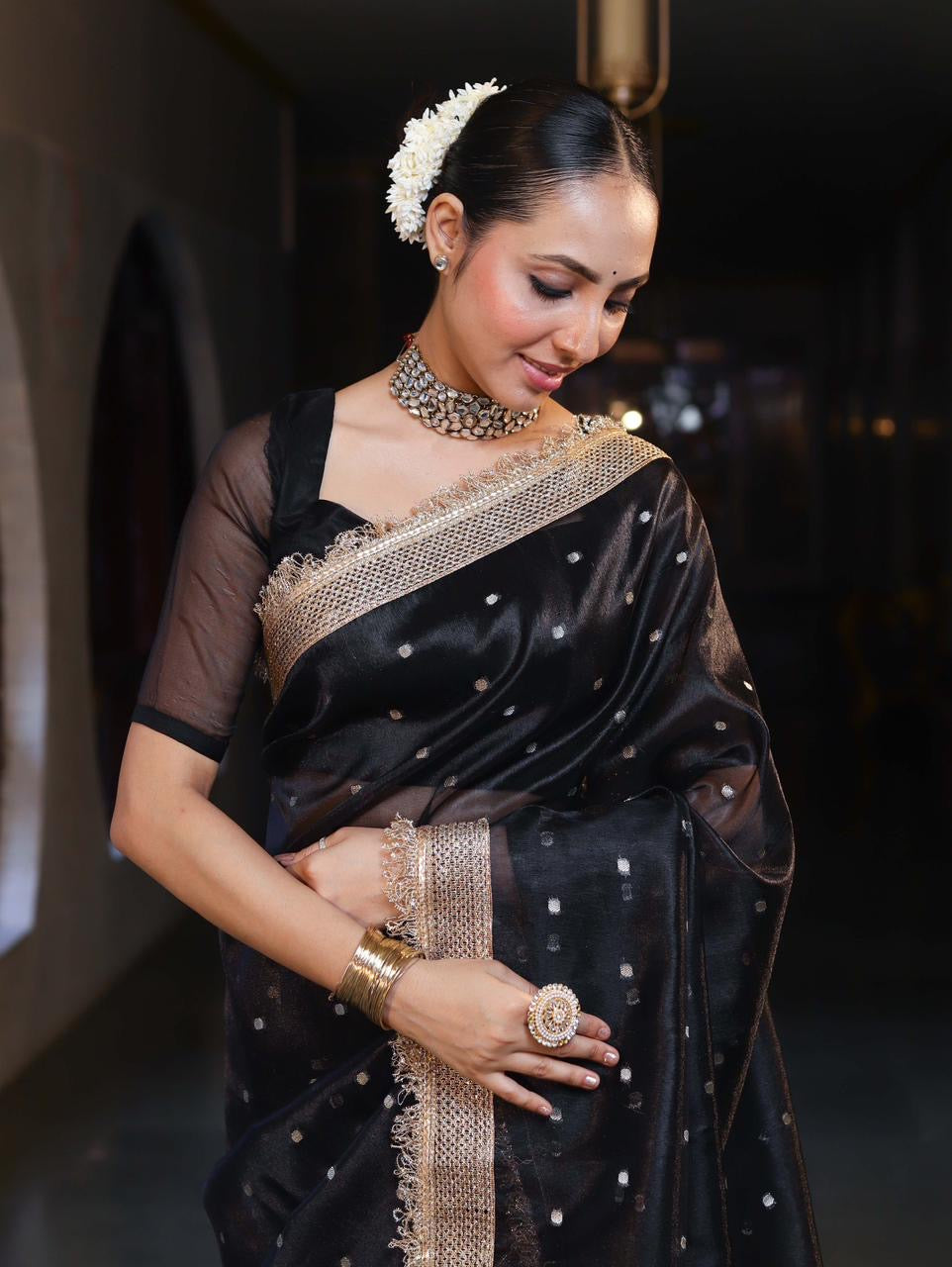 Maharani Tissue Saree