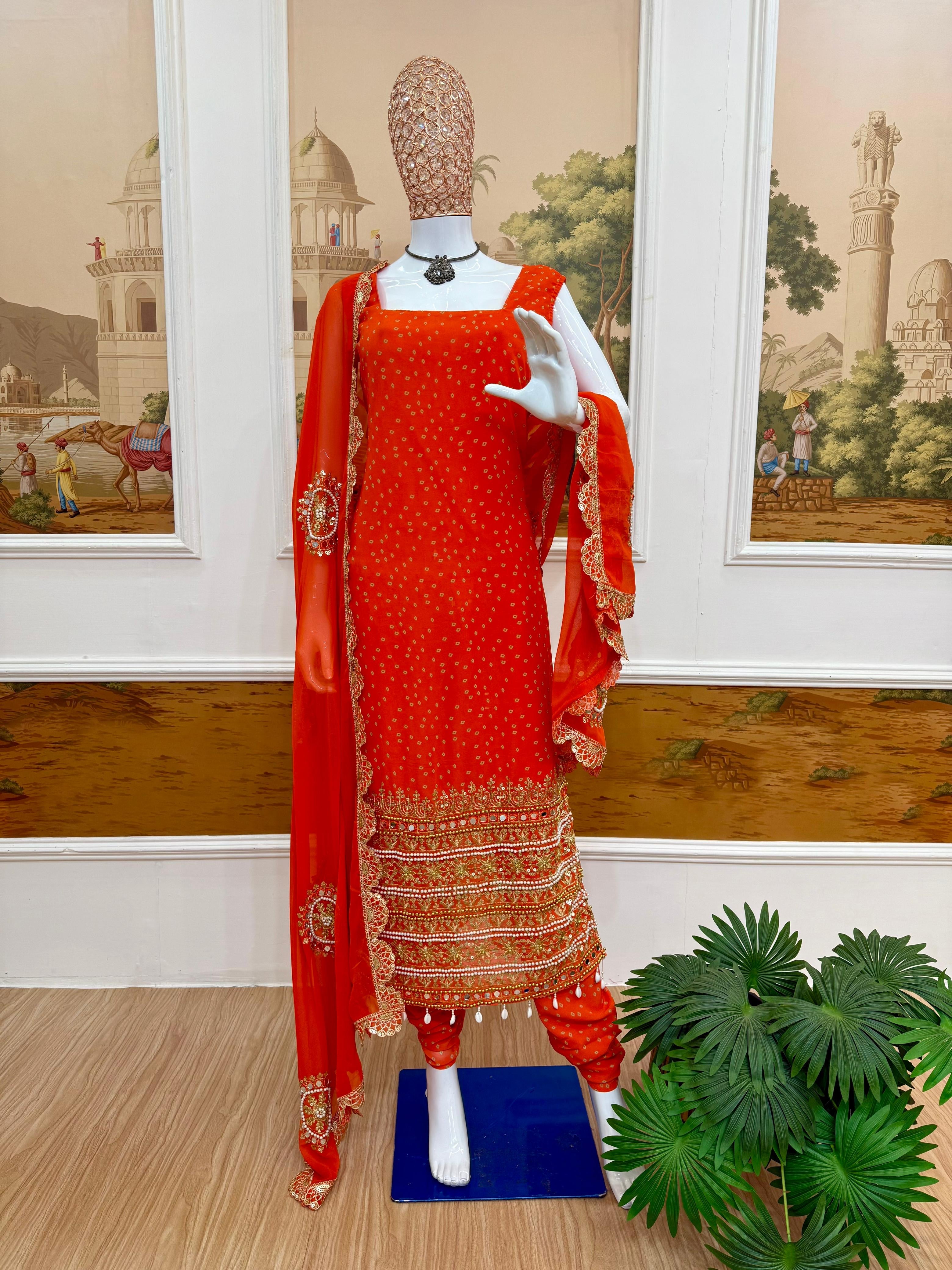 Premium 3-Piece Kurti, Chudidar & Dupatta Set