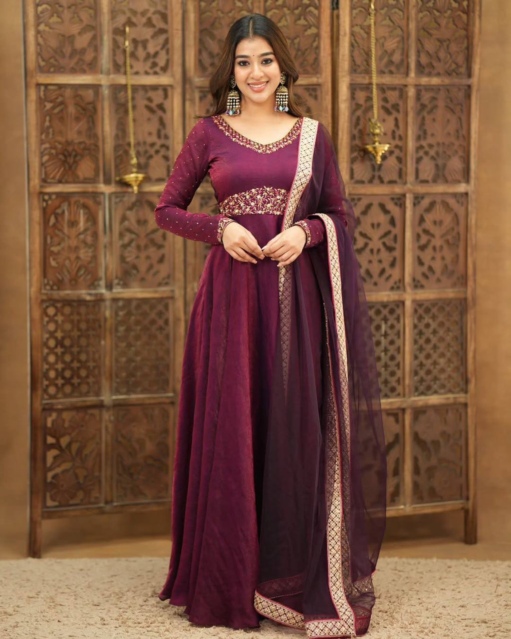 Embroidered Anarkali