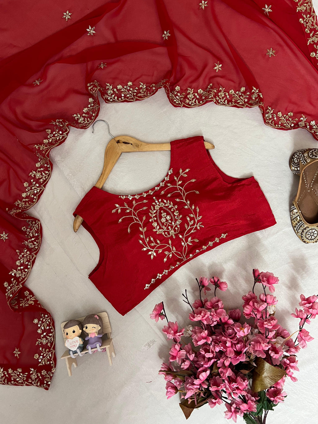 Newly Launched Kurti, Blouse, Pant & Dupatta Set