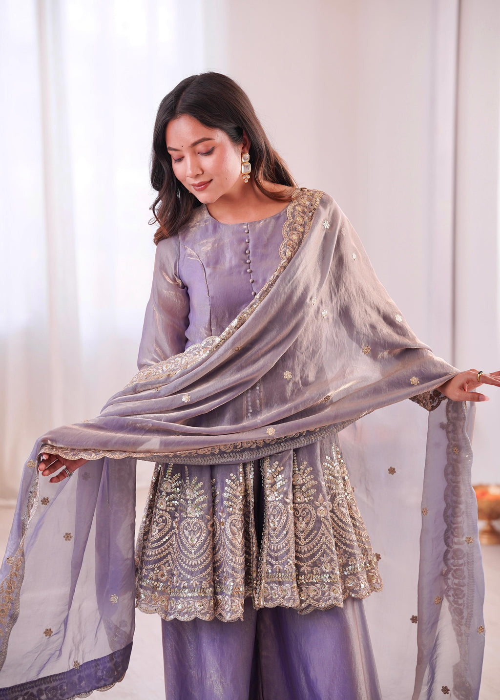 Designer Party Wear Plazzo Set