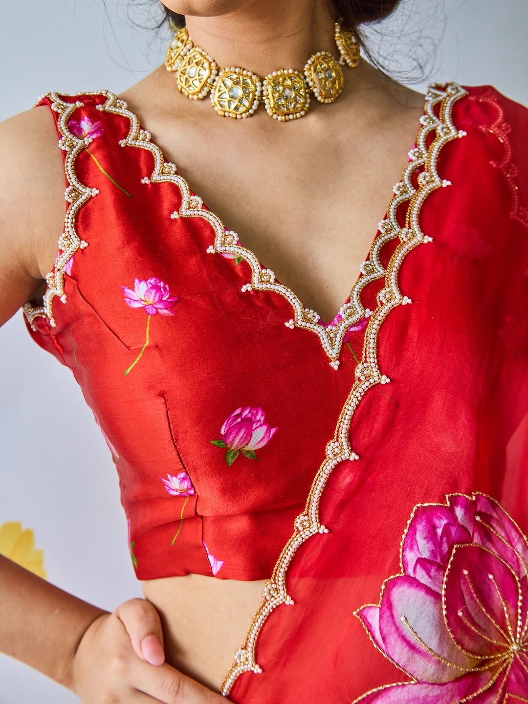 Handwork Elegance Saree