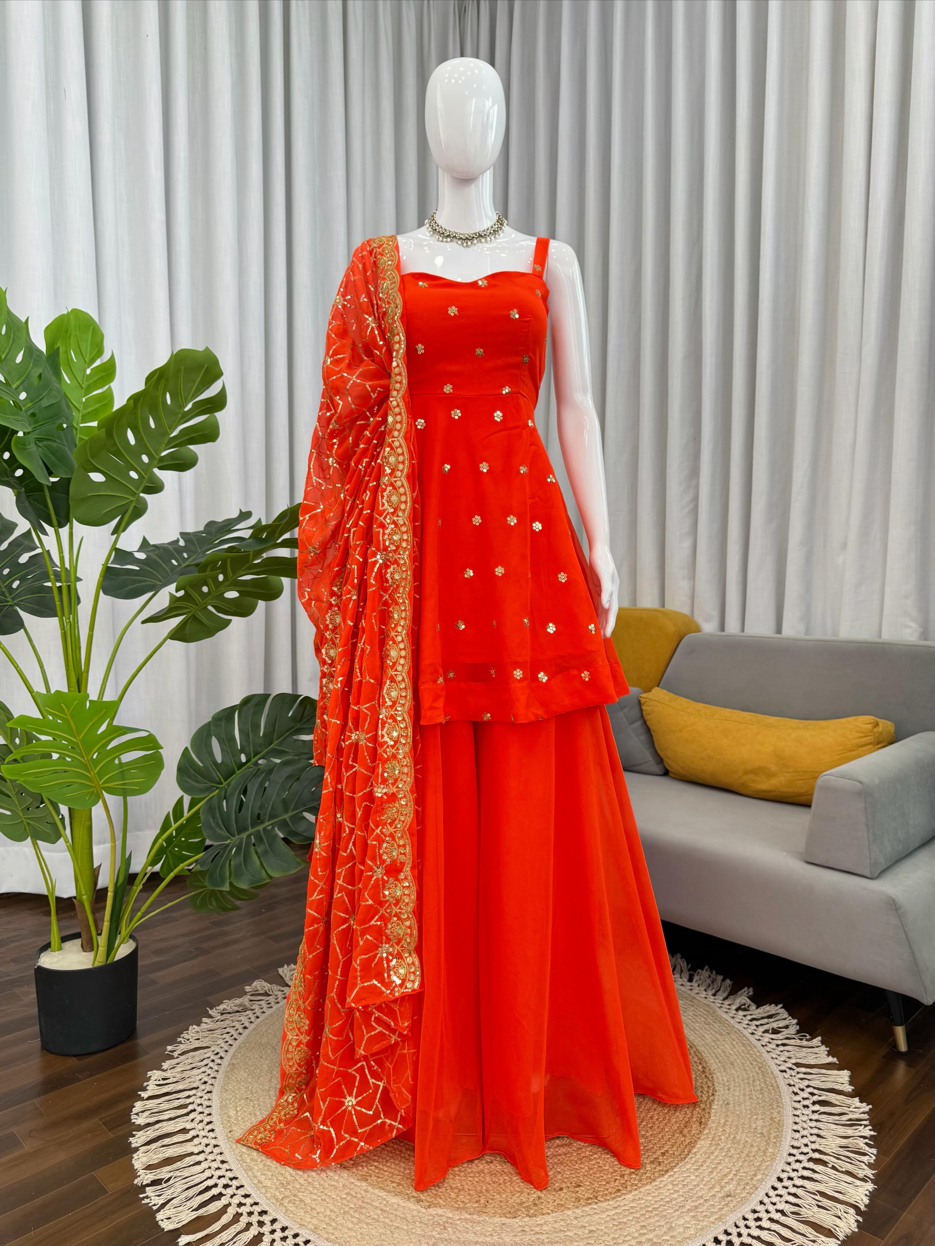 Designer Palazzo Set – Elegant Ethnic Wear