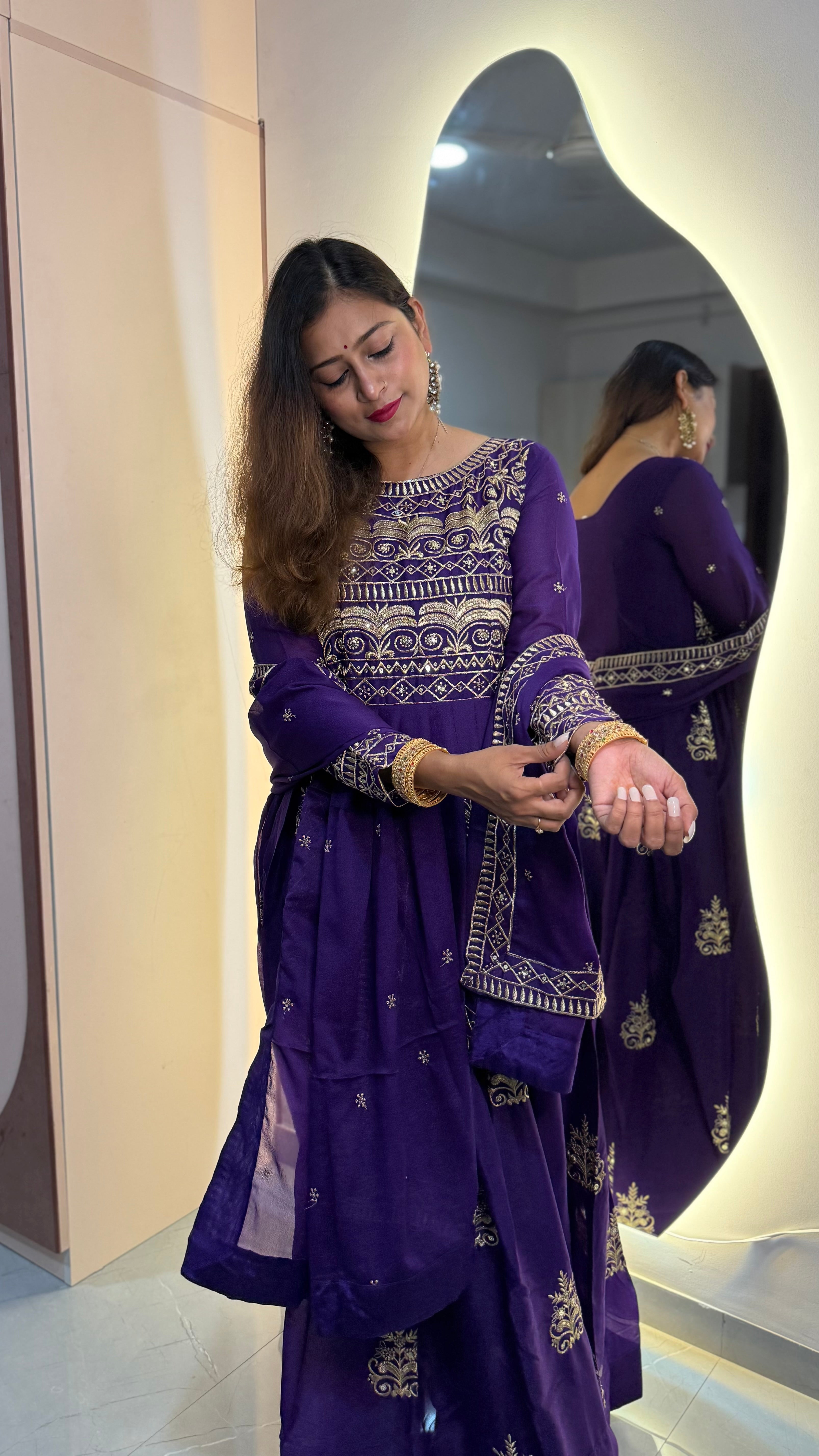 Premium Ready-Made Gown & Dupatta Set