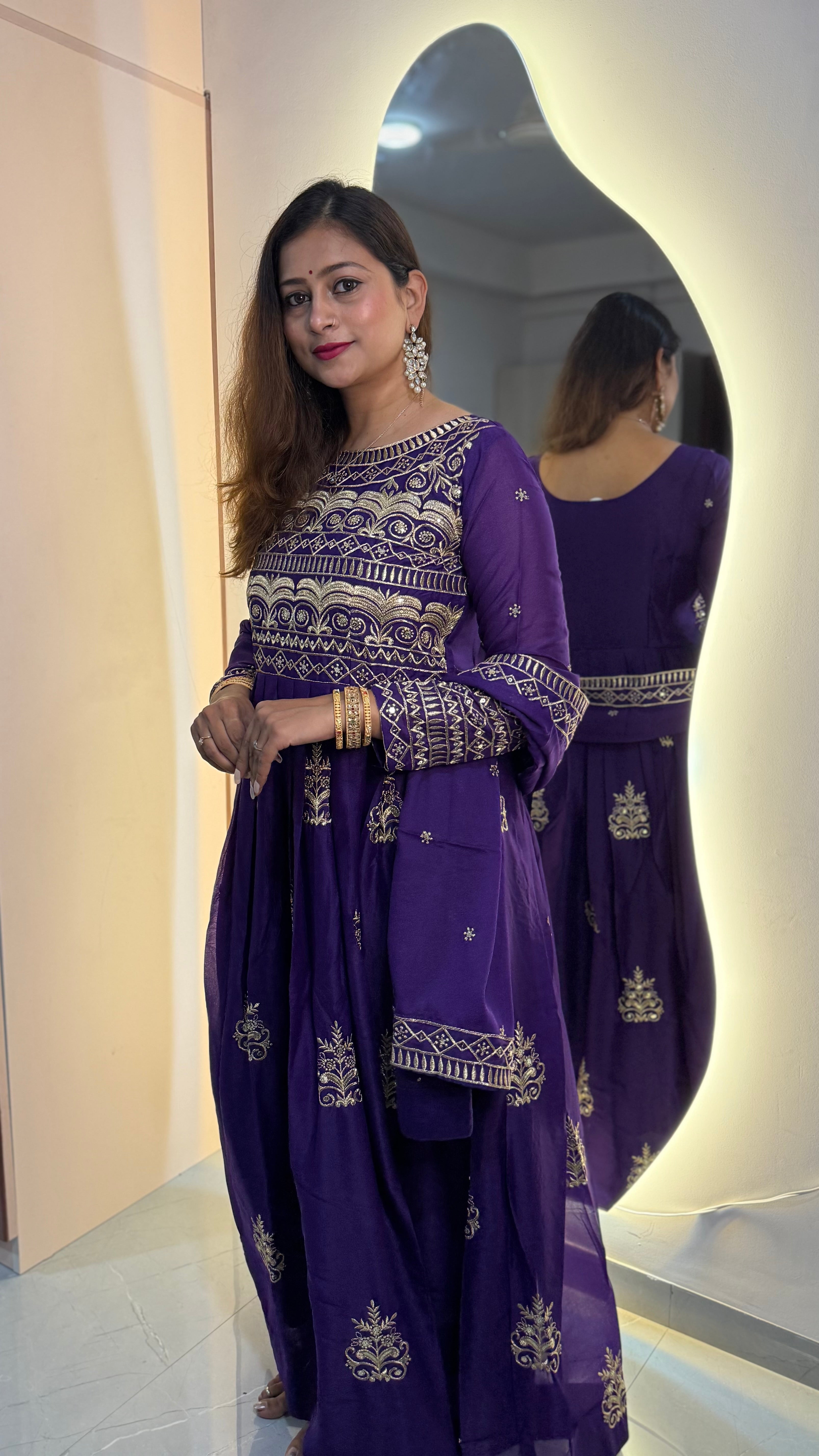 Premium Ready-Made Gown & Dupatta Set