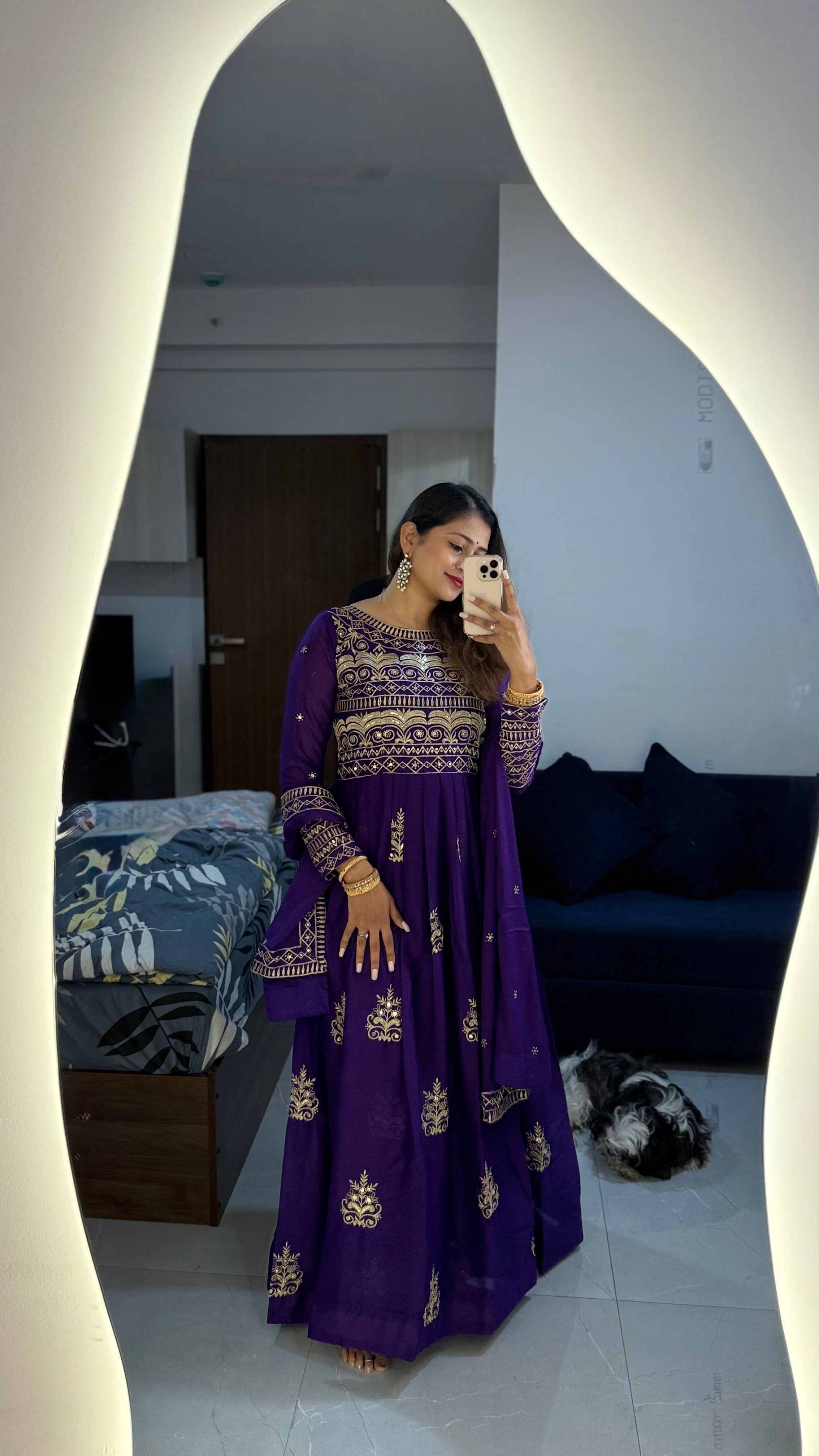 Premium Ready-Made Gown & Dupatta Set