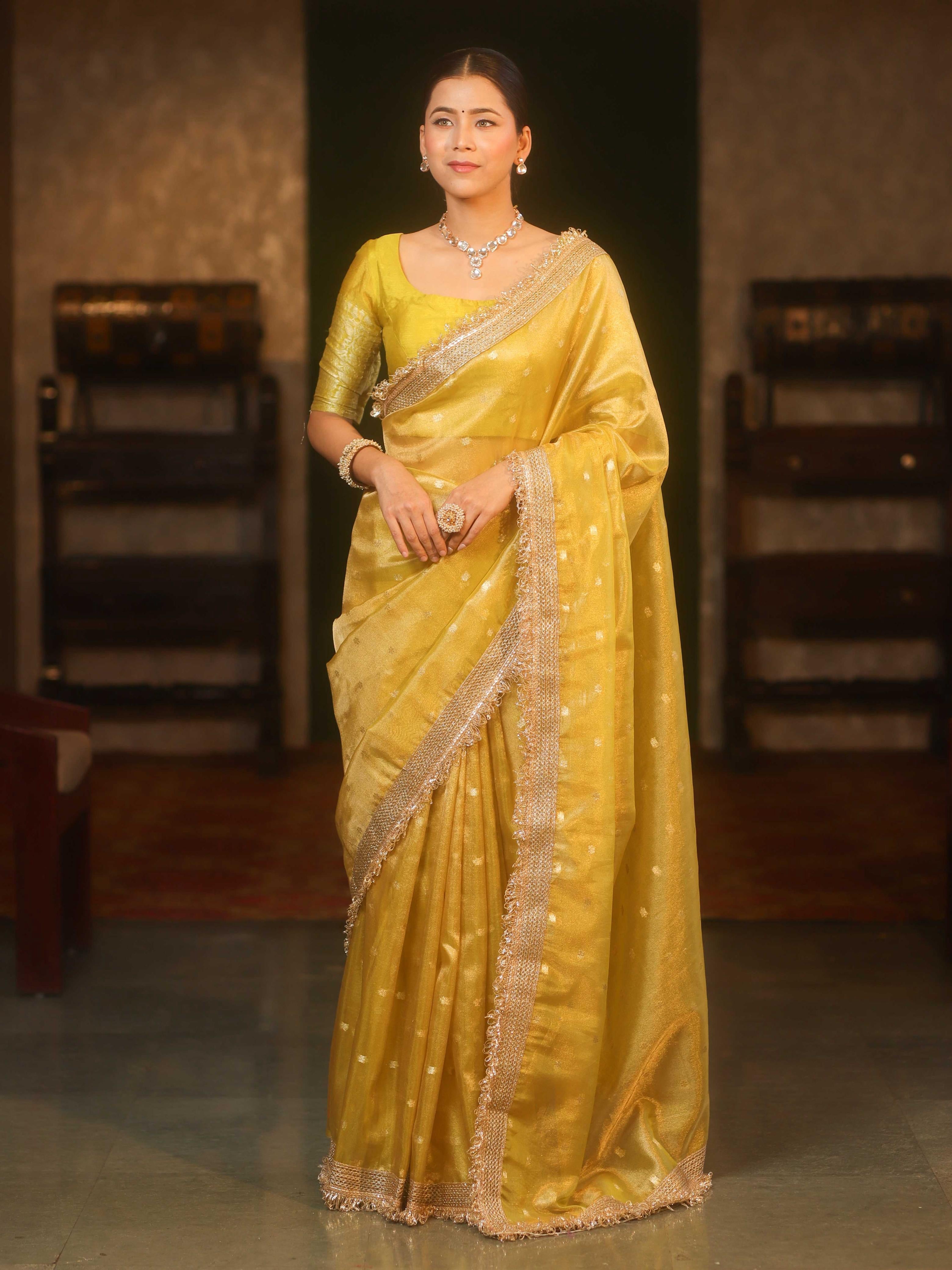 Maharani Tissue Saree