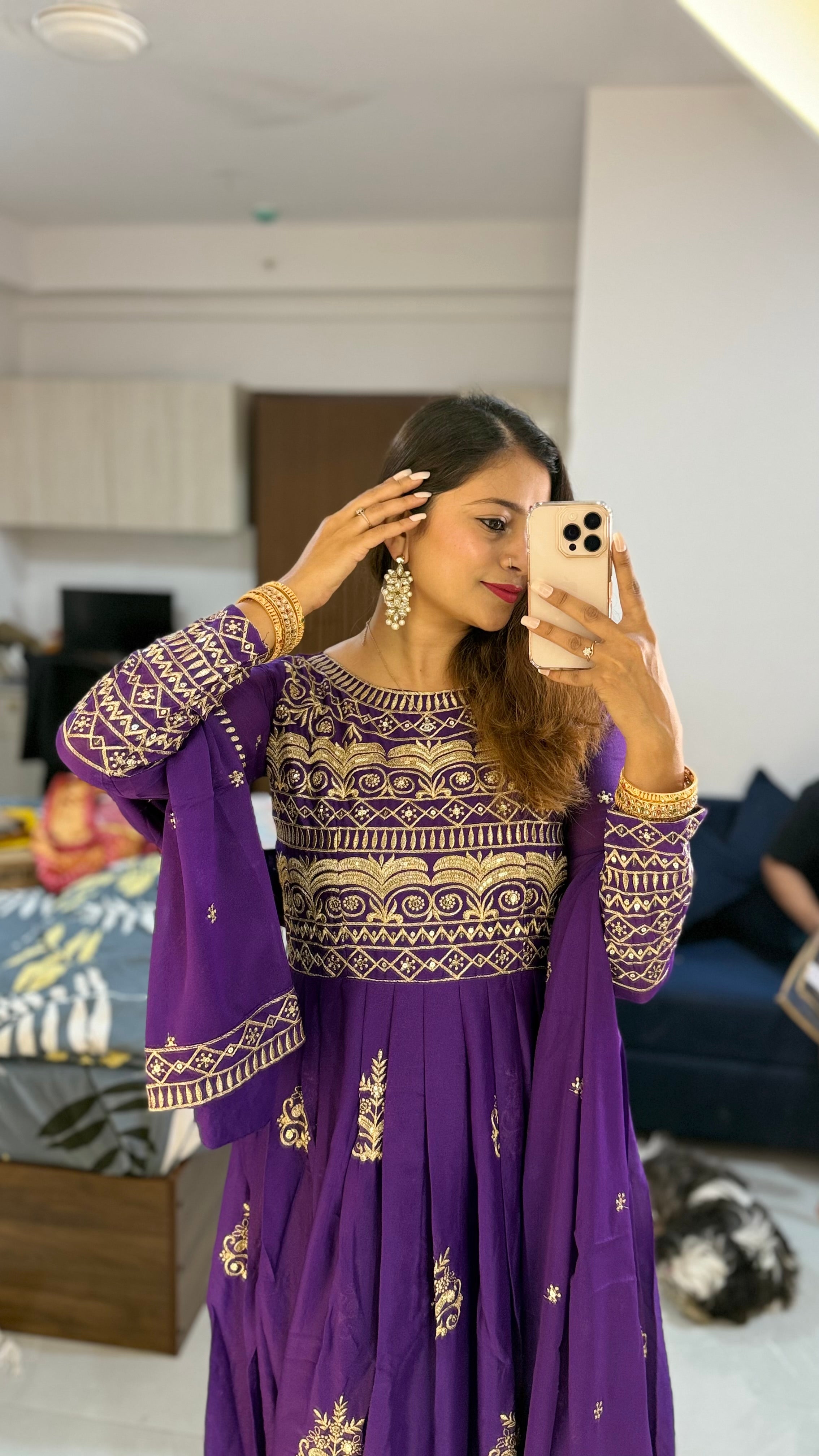 Premium Ready-Made Gown & Dupatta Set