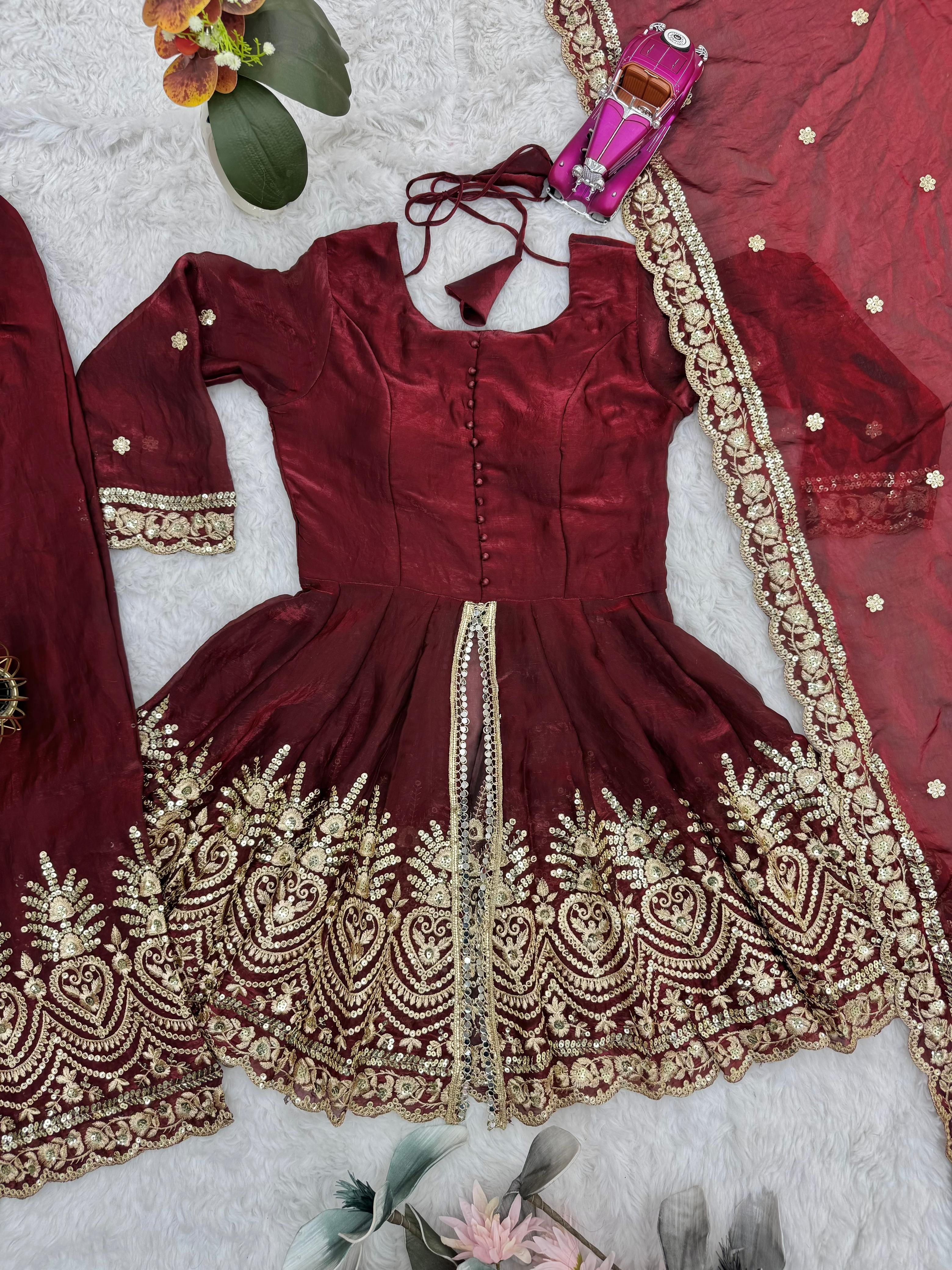 Designer Party Wear Plazzo Set