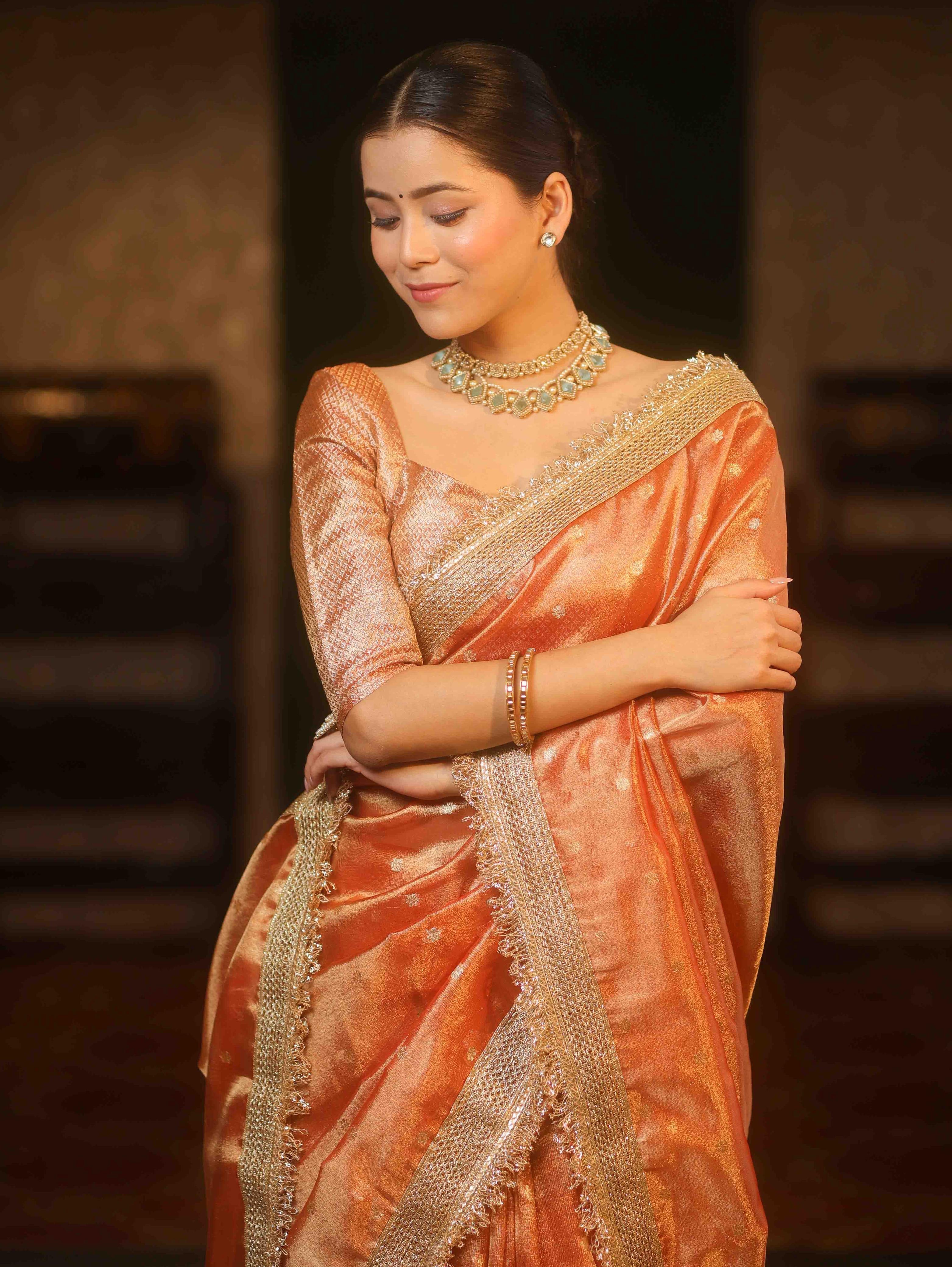Maharani Tissue Saree