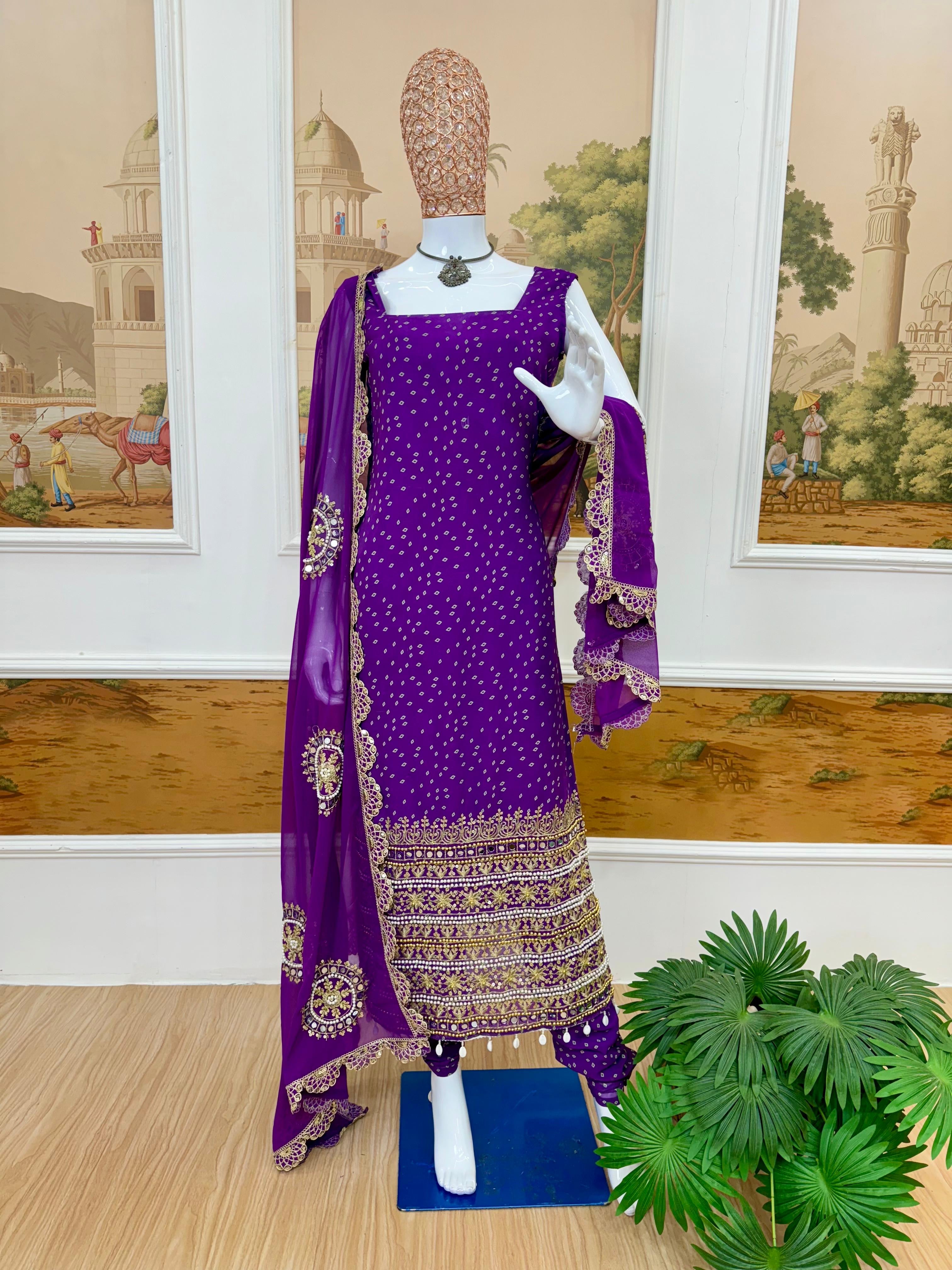 Premium 3-Piece Kurti, Chudidar & Dupatta Set