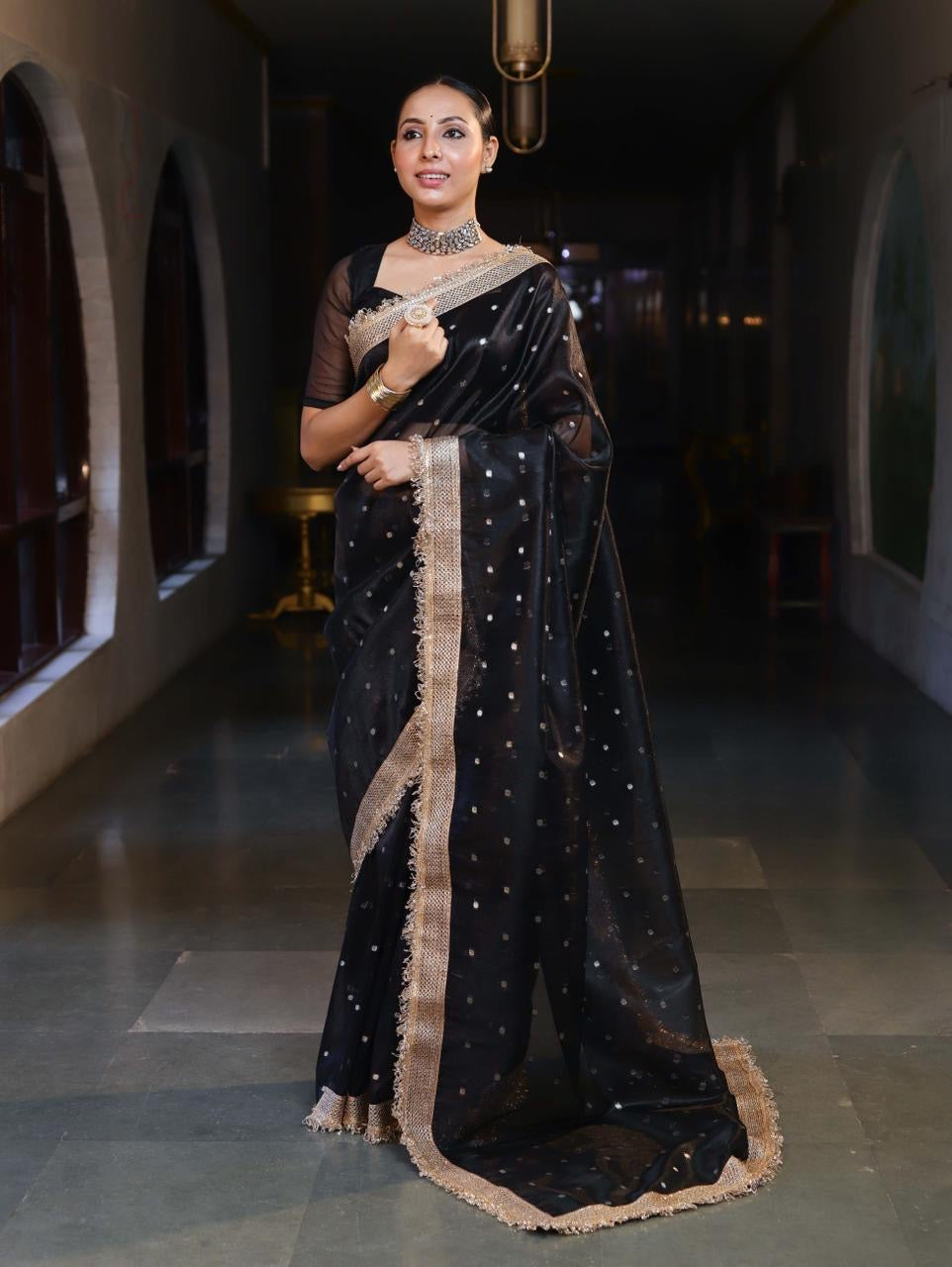 Maharani Tissue Saree