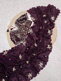 New Bollywood Trending Saree with stitched blouse