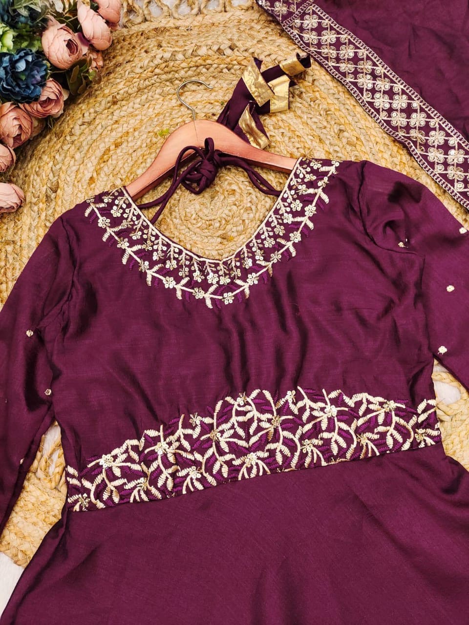 Embroidered Anarkali