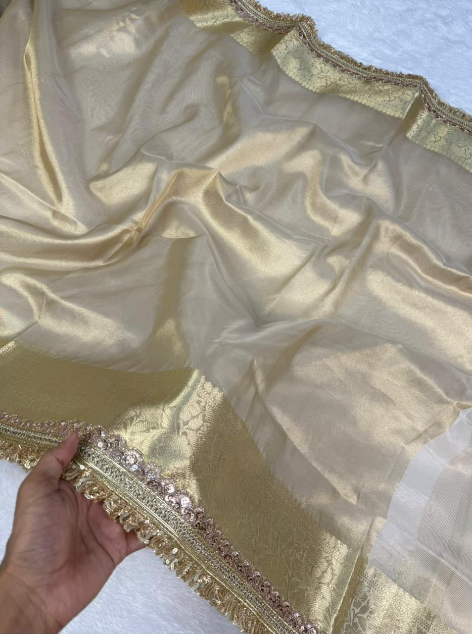 Banaras Gold Tissue Silk Saree