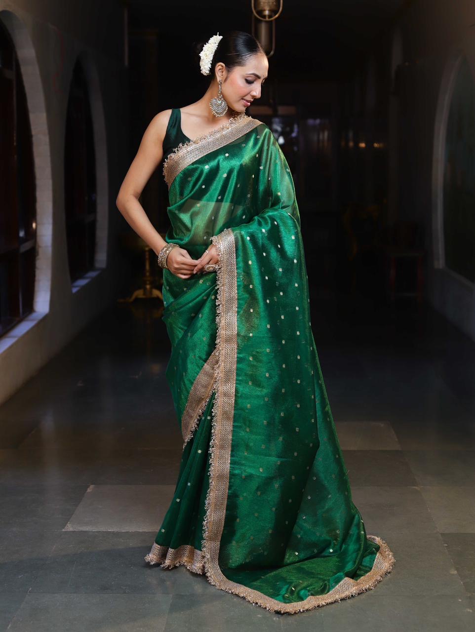 Maharani Tissue Saree