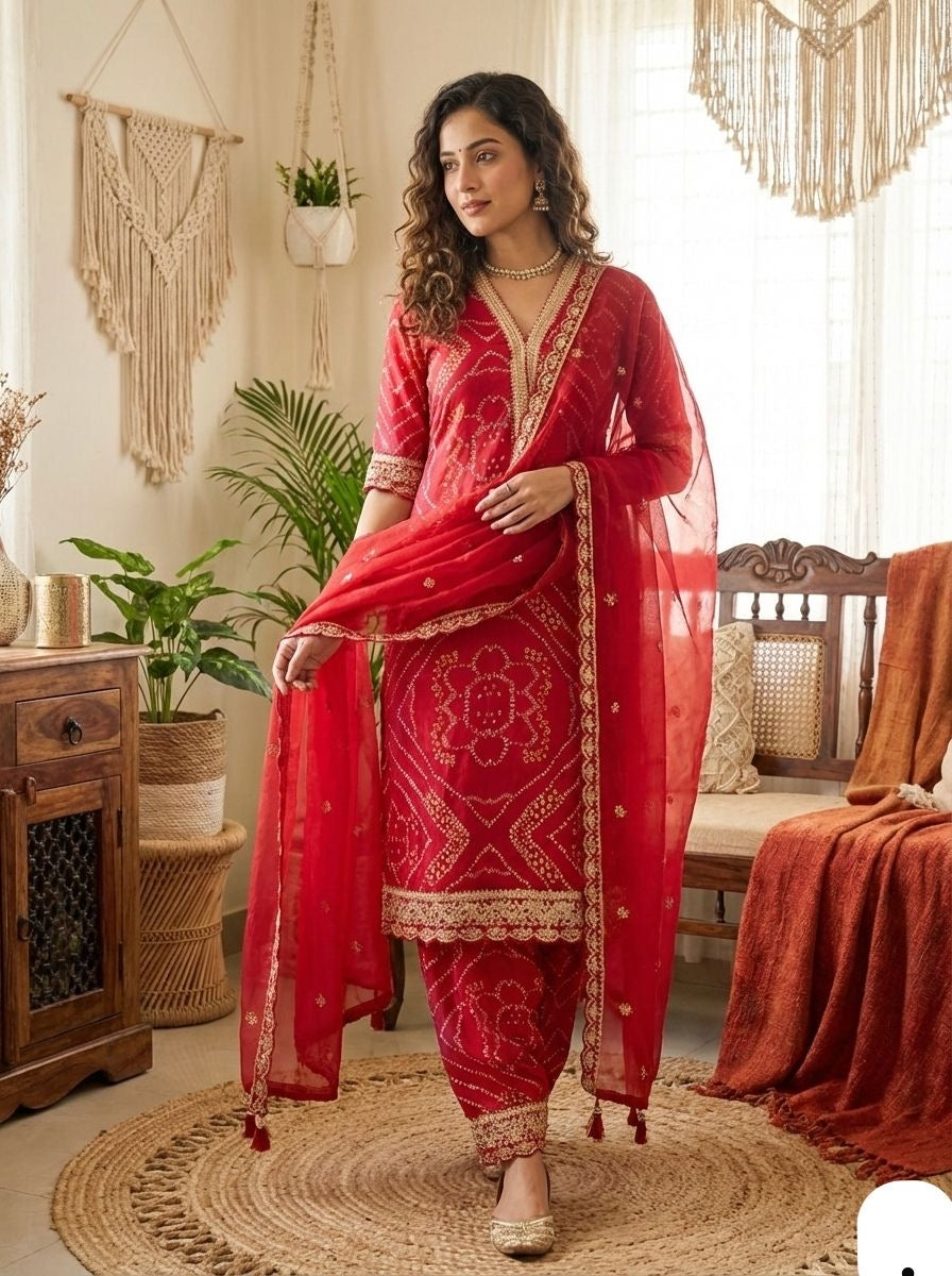 Traditional Cotton Suit Set
