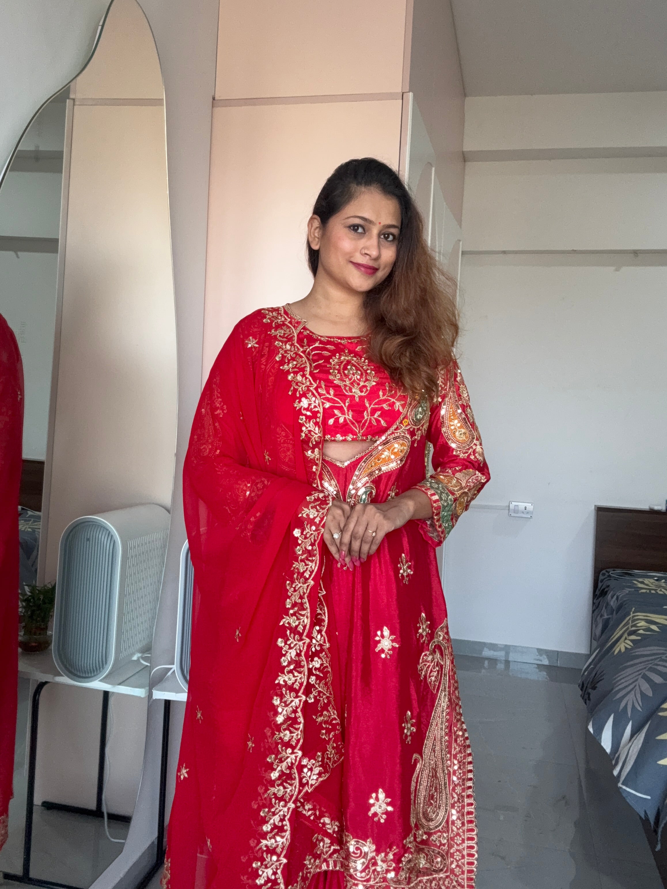 Newly Launched Kurti, Blouse, Pant & Dupatta Set