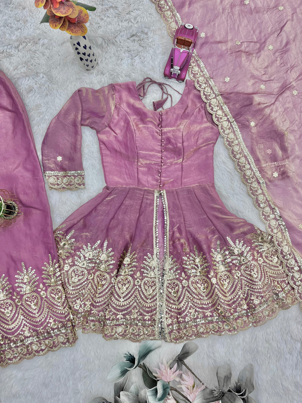Designer Party Wear Plazzo Set