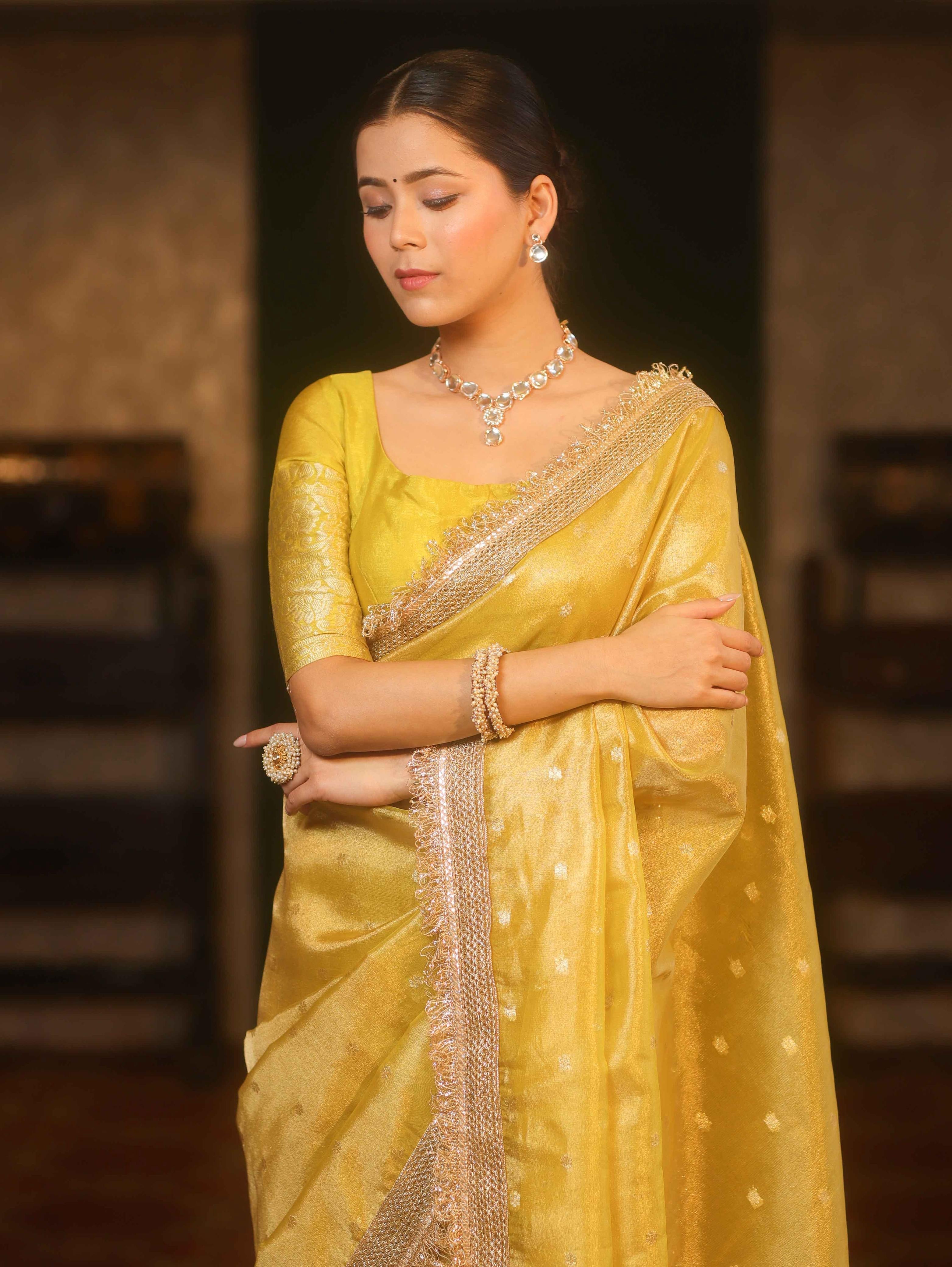 Maharani Tissue Saree