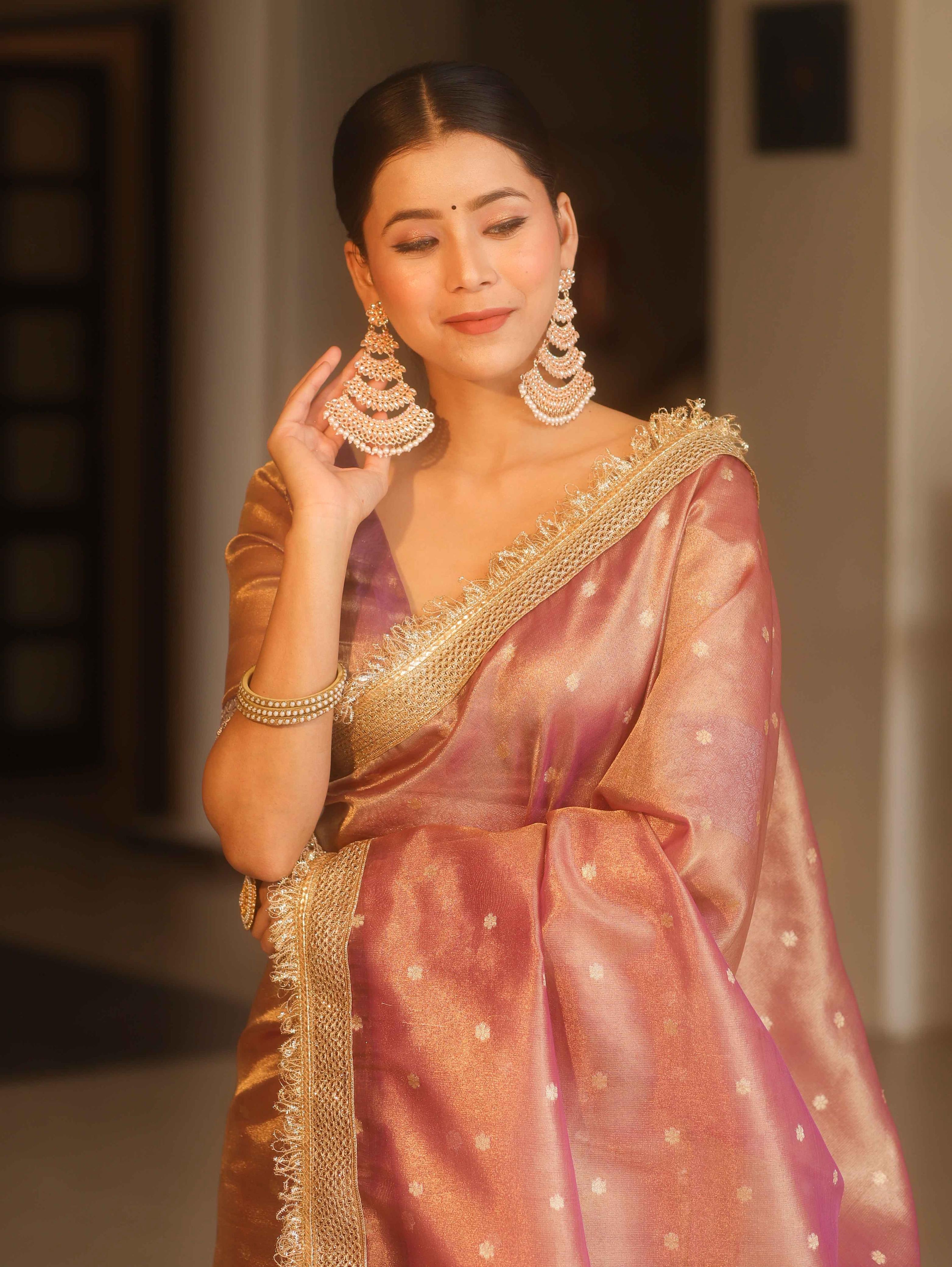 Maharani Tissue Saree
