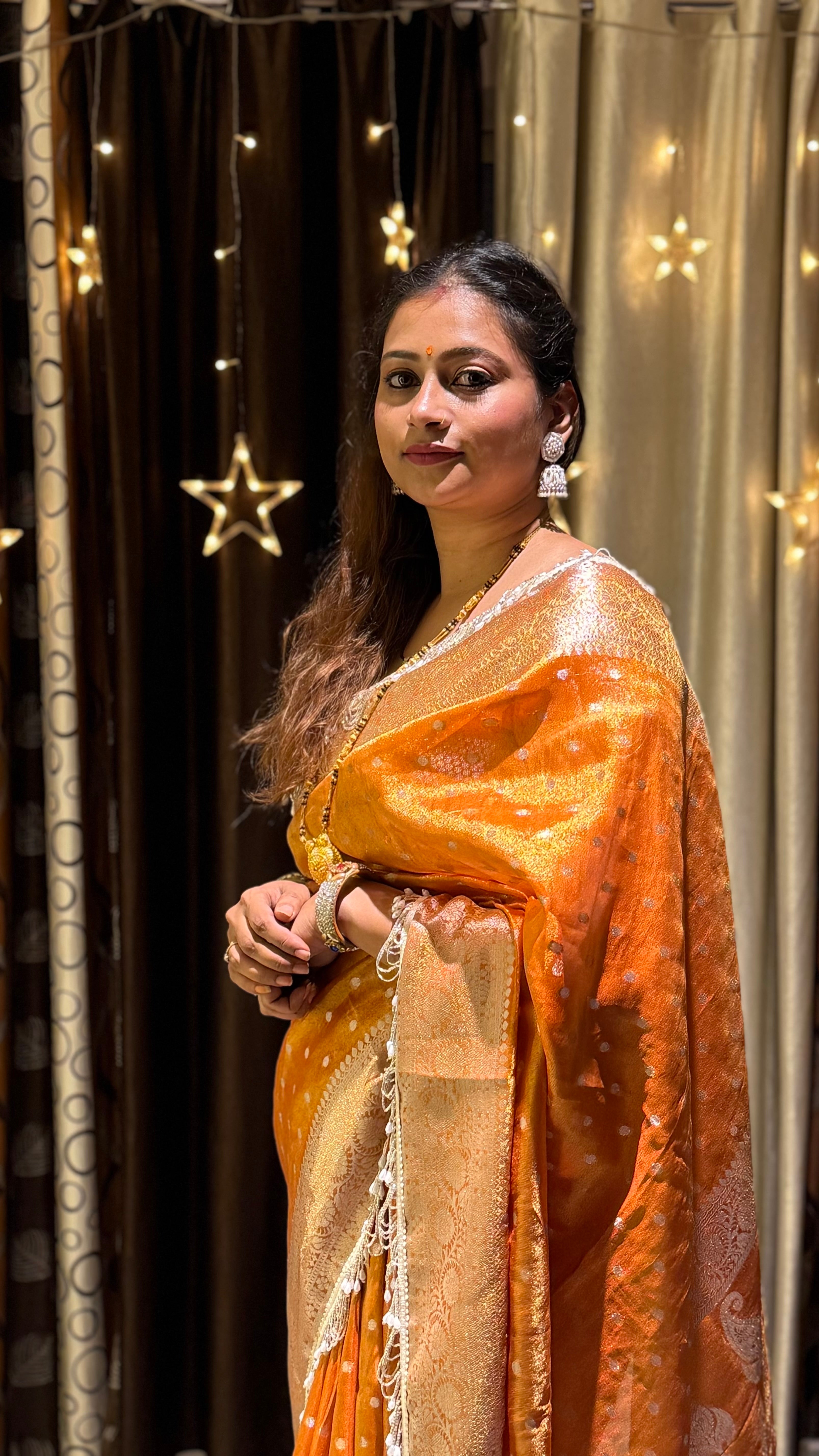 Designer Banarasi Tissue Silk Saree