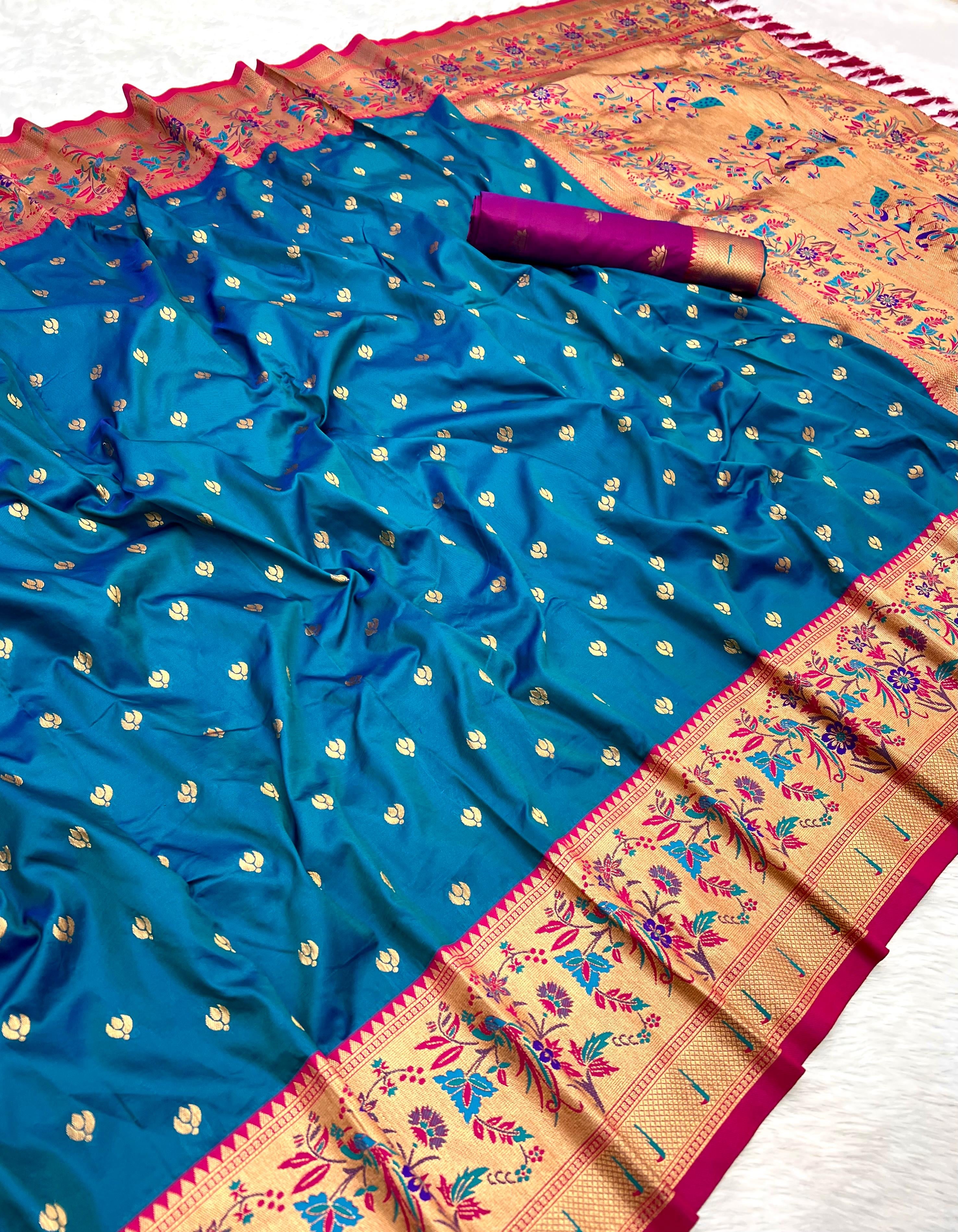 Premium Paithani Silk Saree