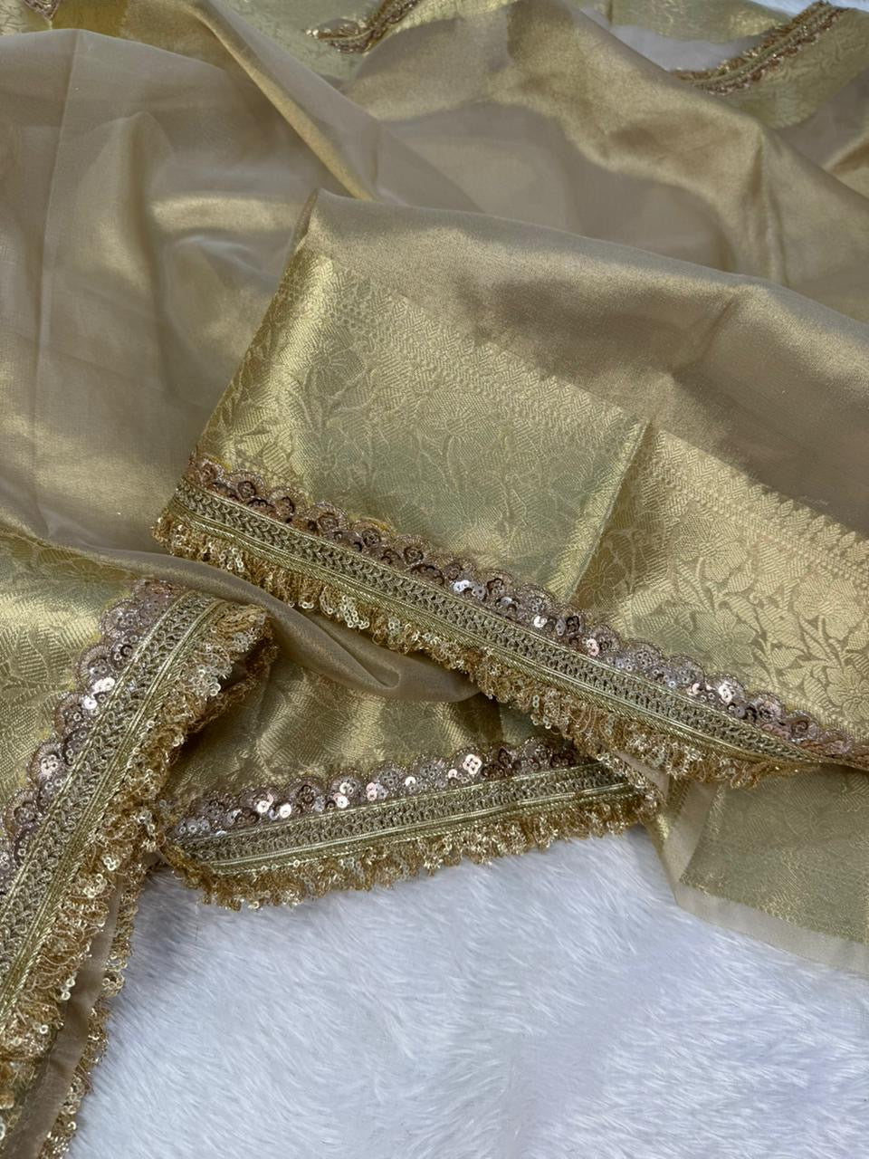 Banaras Gold Tissue Silk Saree