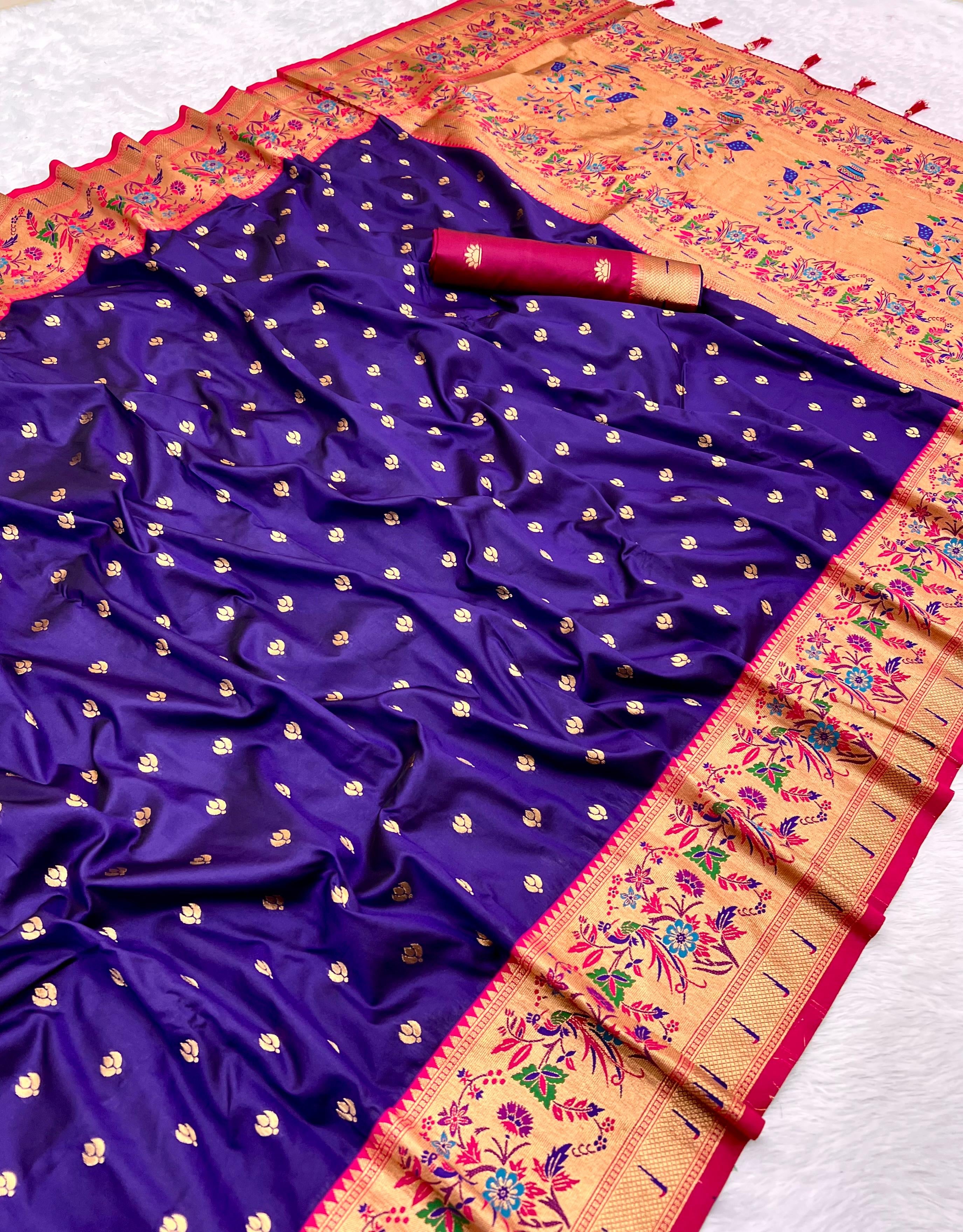 Premium Paithani Silk Saree