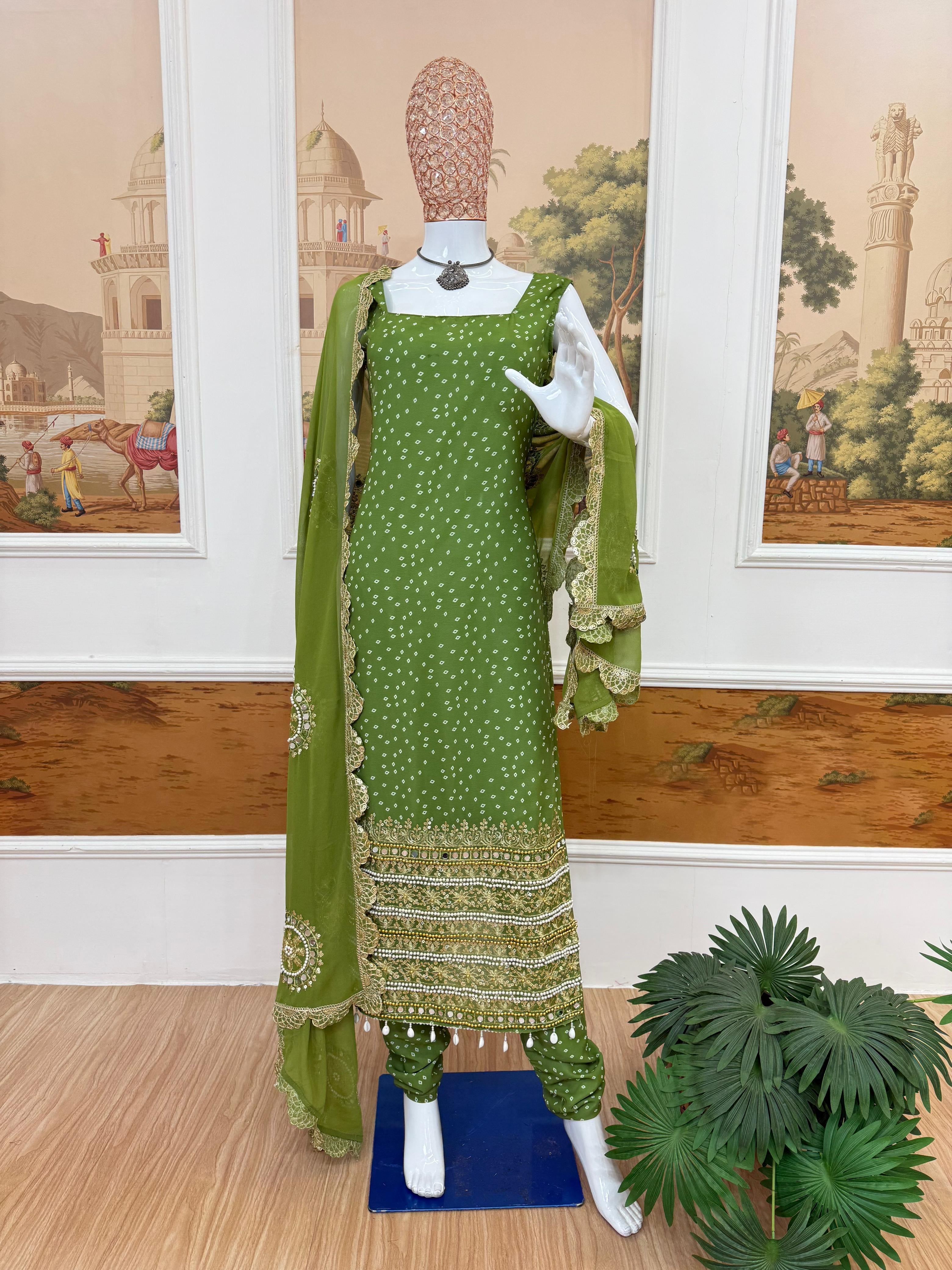 Premium 3-Piece Kurti, Chudidar & Dupatta Set