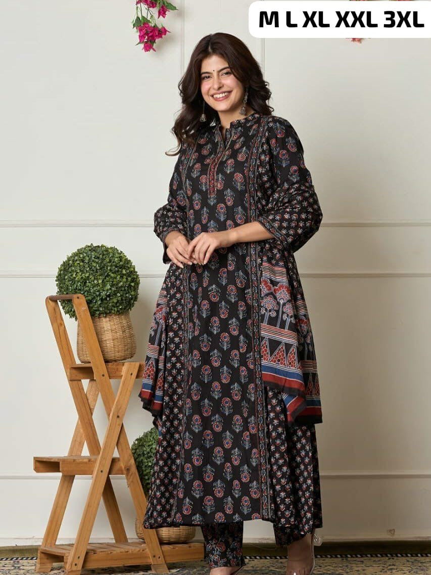 Designer Cotton Suit Set