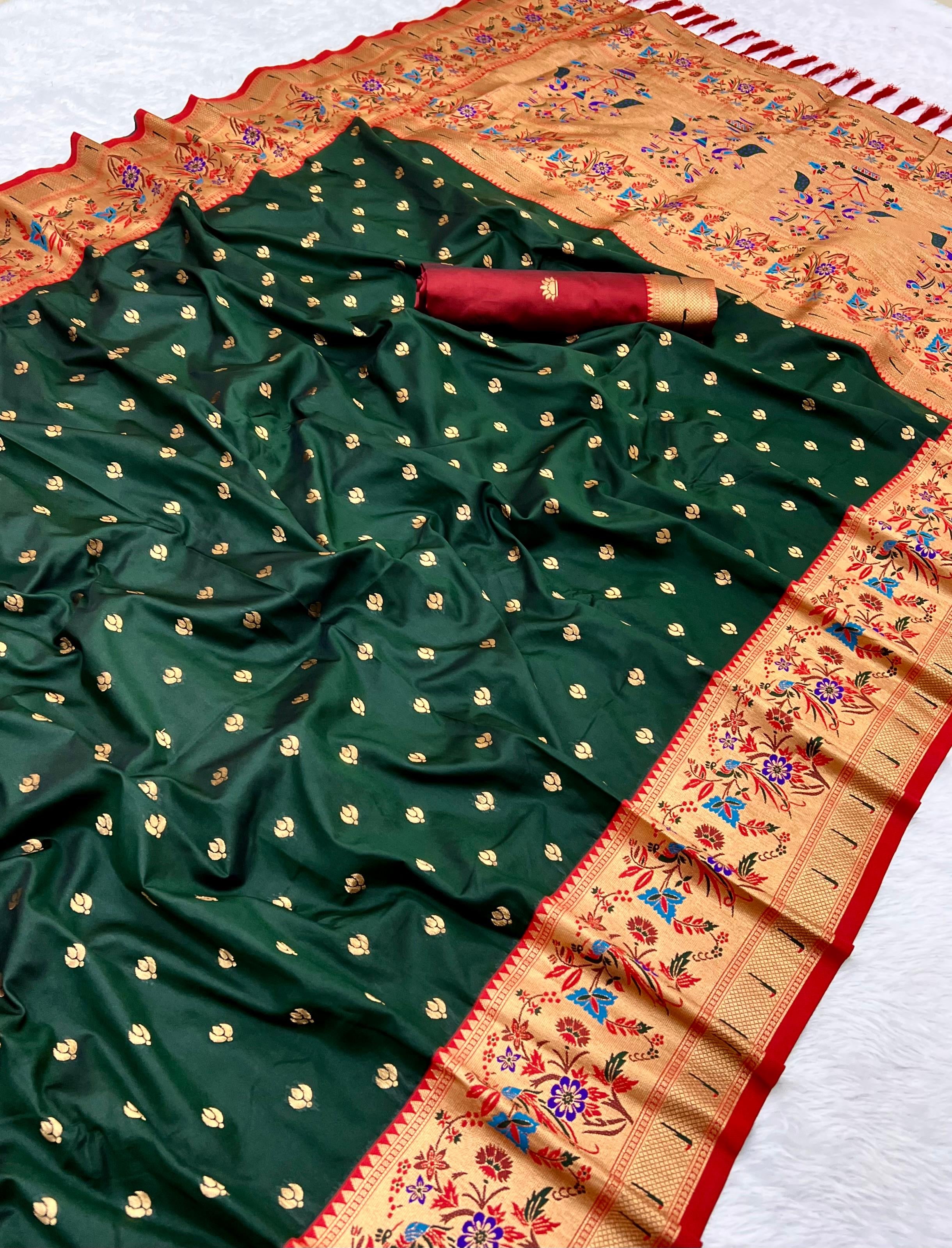 Premium Paithani Silk Saree