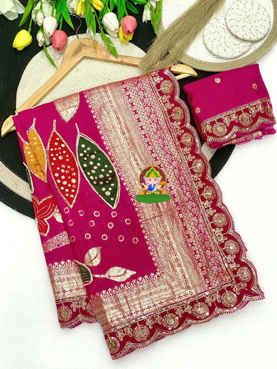 Dola Handwork Saree