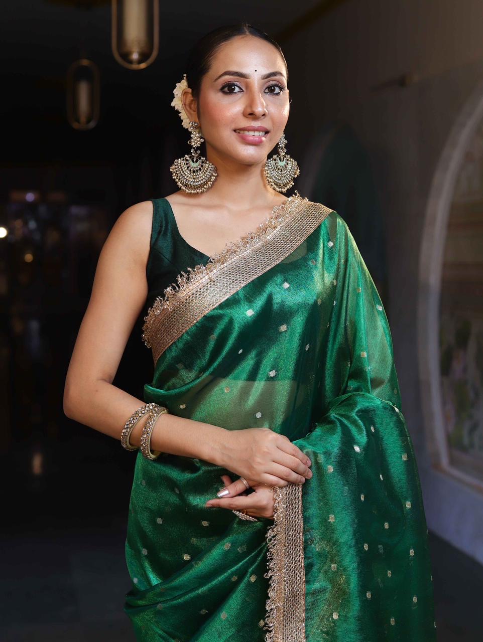 Maharani Tissue Saree
