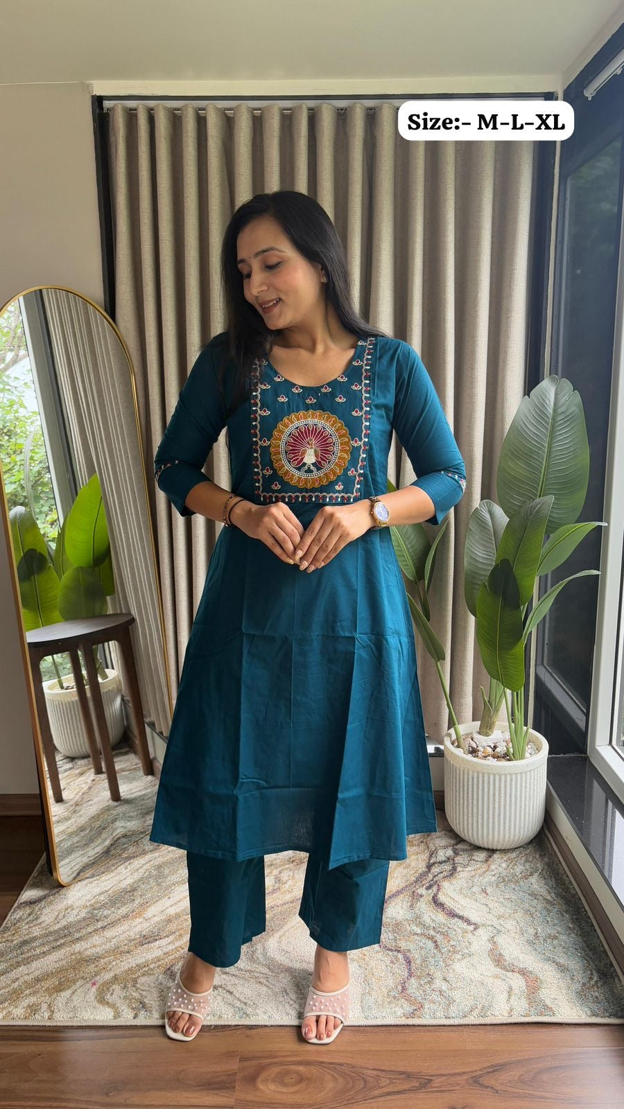 A-Line Pure Cotton 2-Piece Set