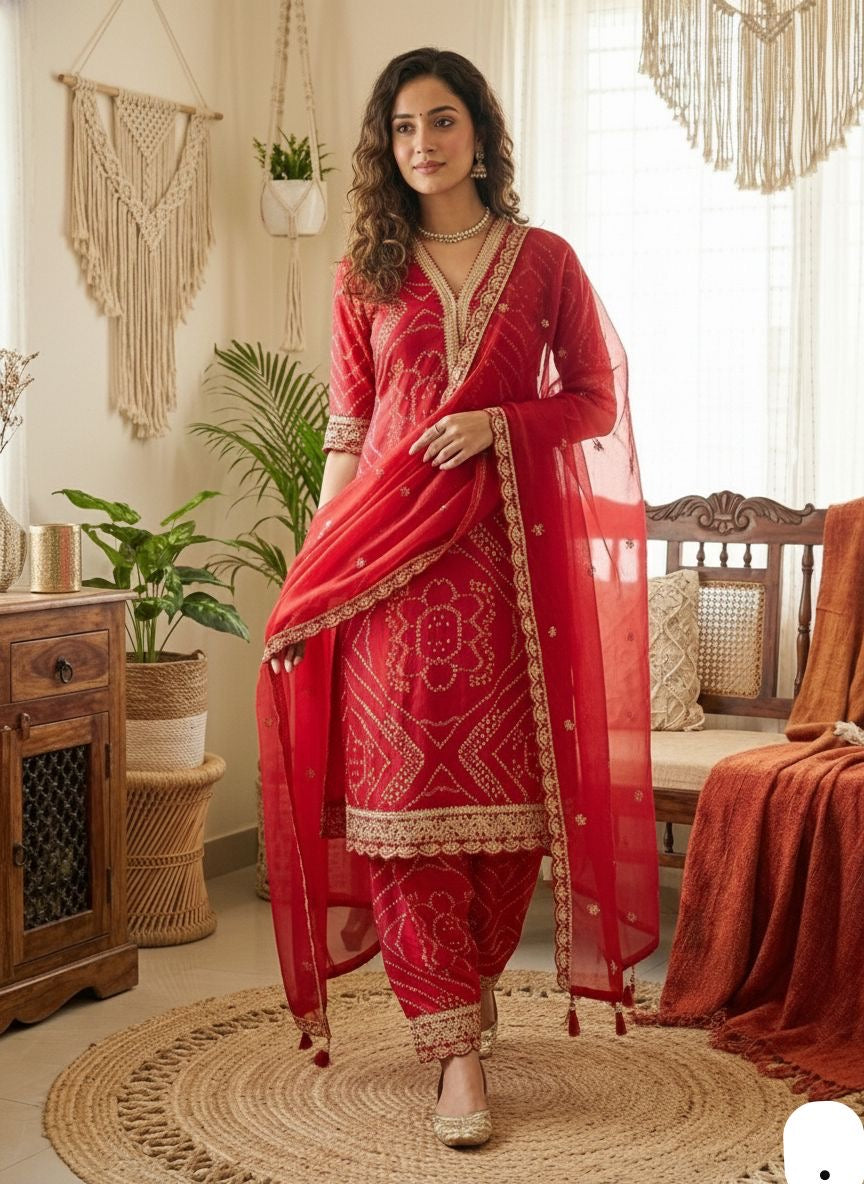 Traditional Cotton Suit Set