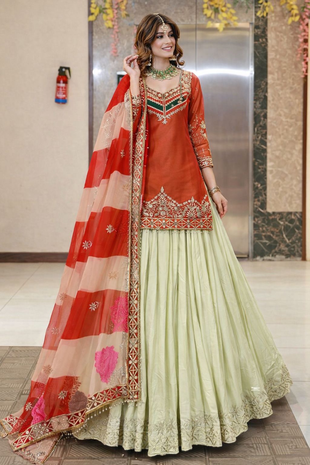 New Designer Party Wear Lehenga Set