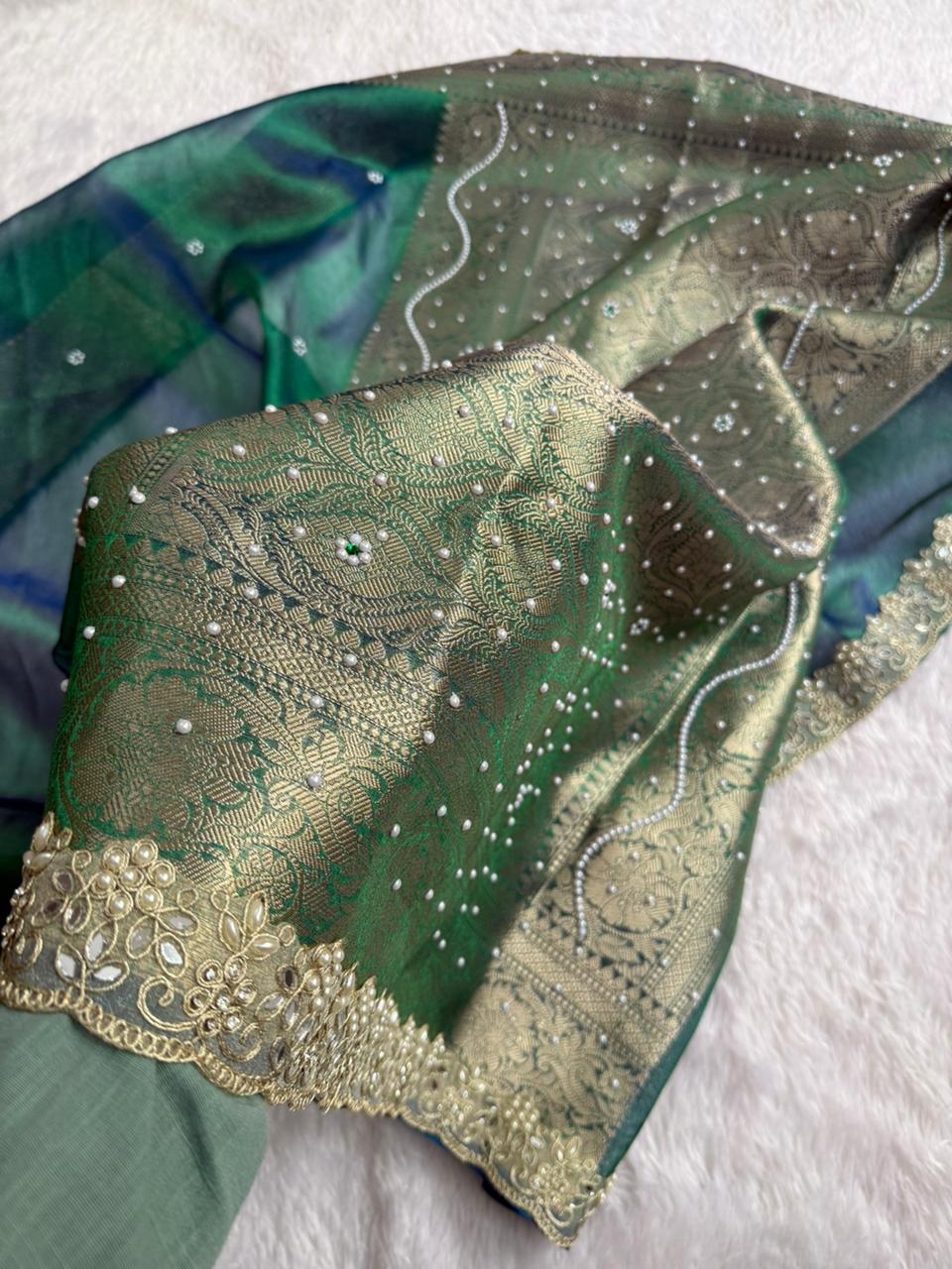 Maharani Tissue Saree