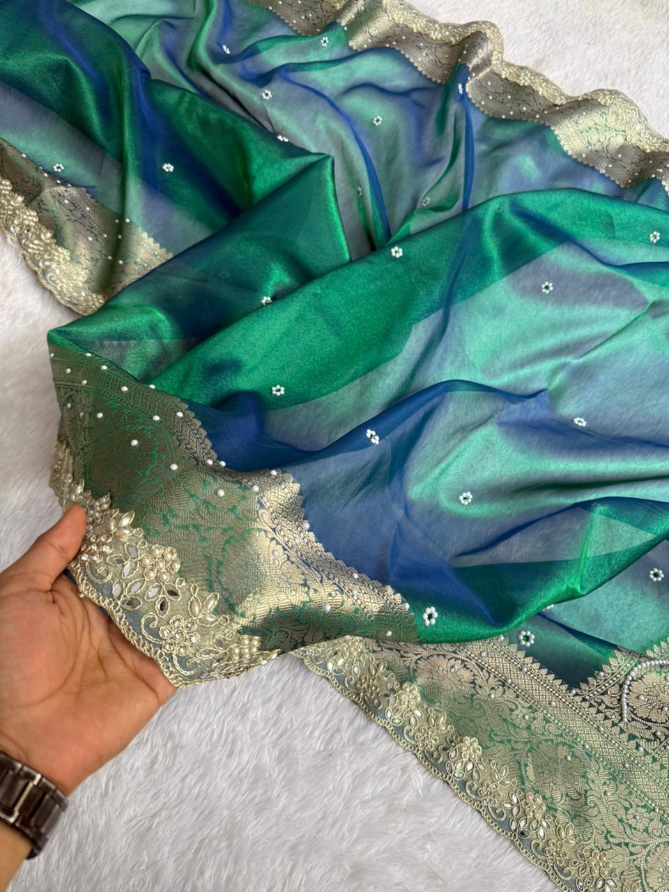 Maharani Tissue Saree