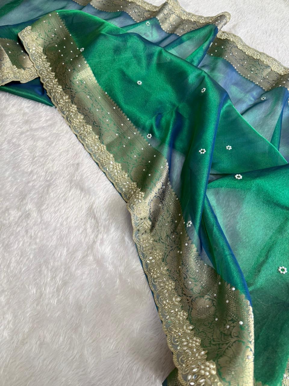 Maharani Tissue Saree