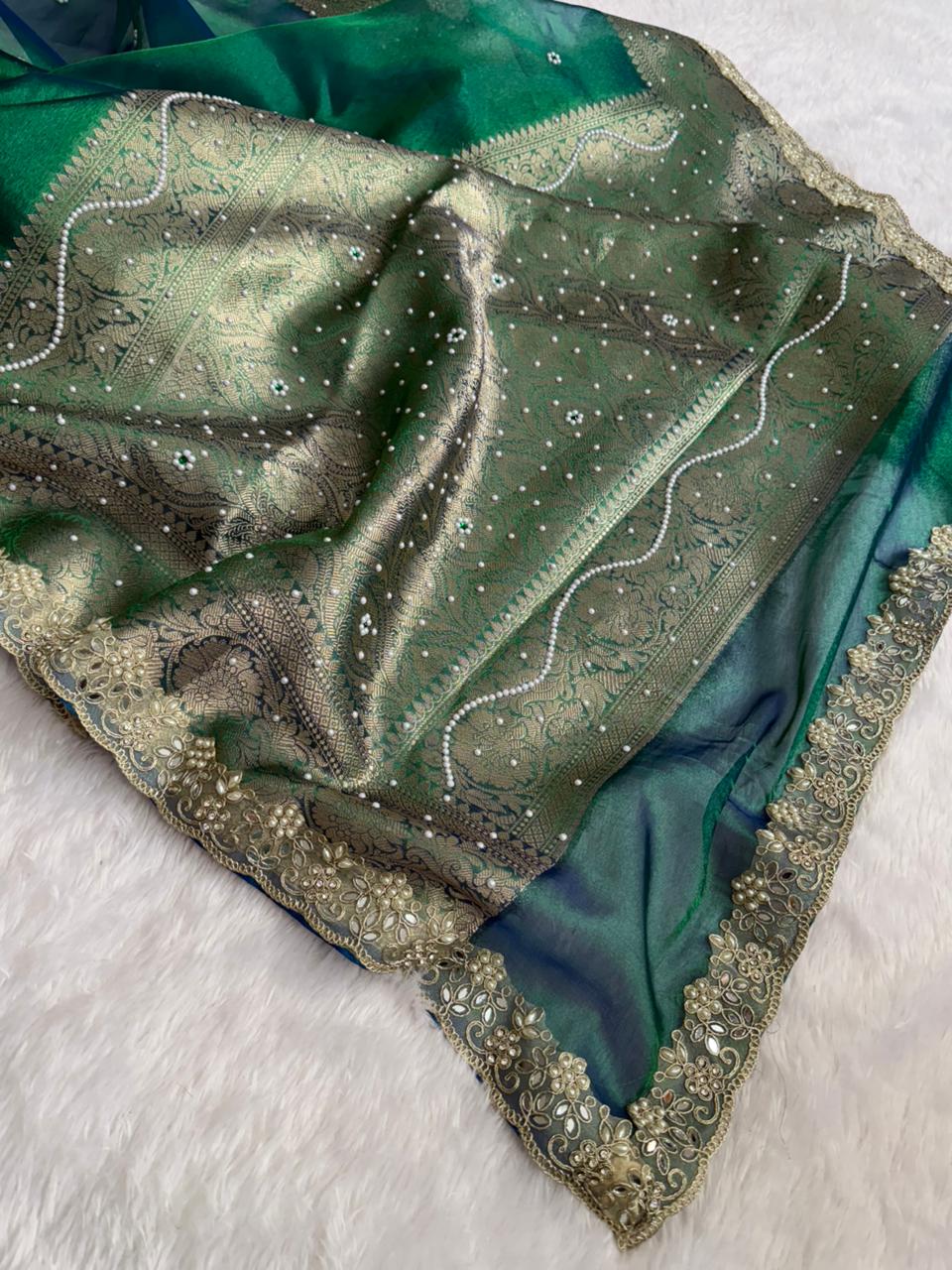 Maharani Tissue Saree