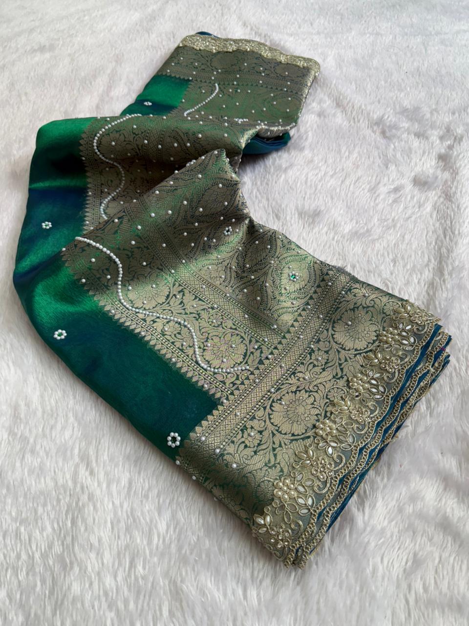 Maharani Tissue Saree