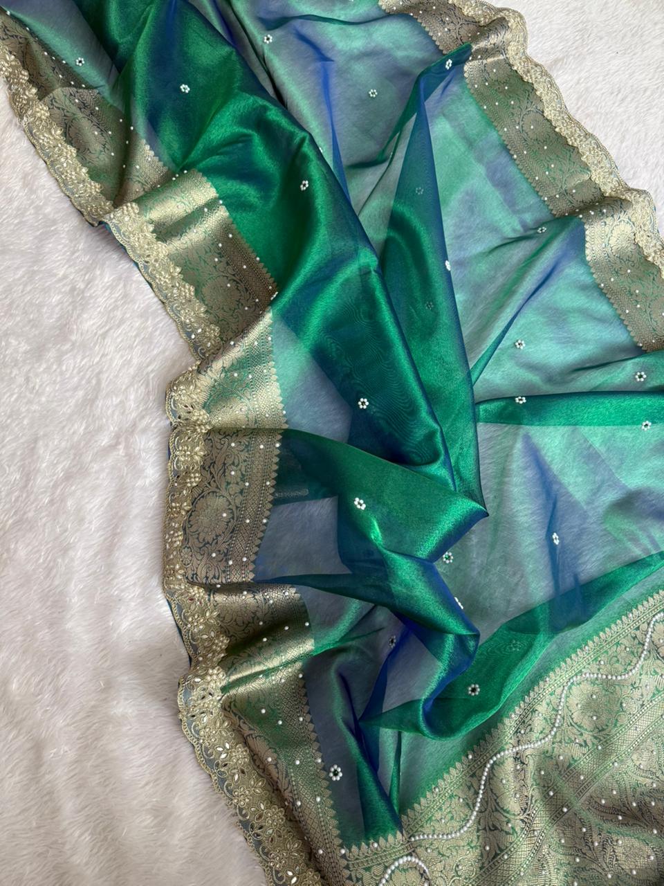 Maharani Tissue Saree